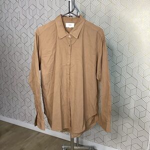 XiRENA Tan Button Down Shirt